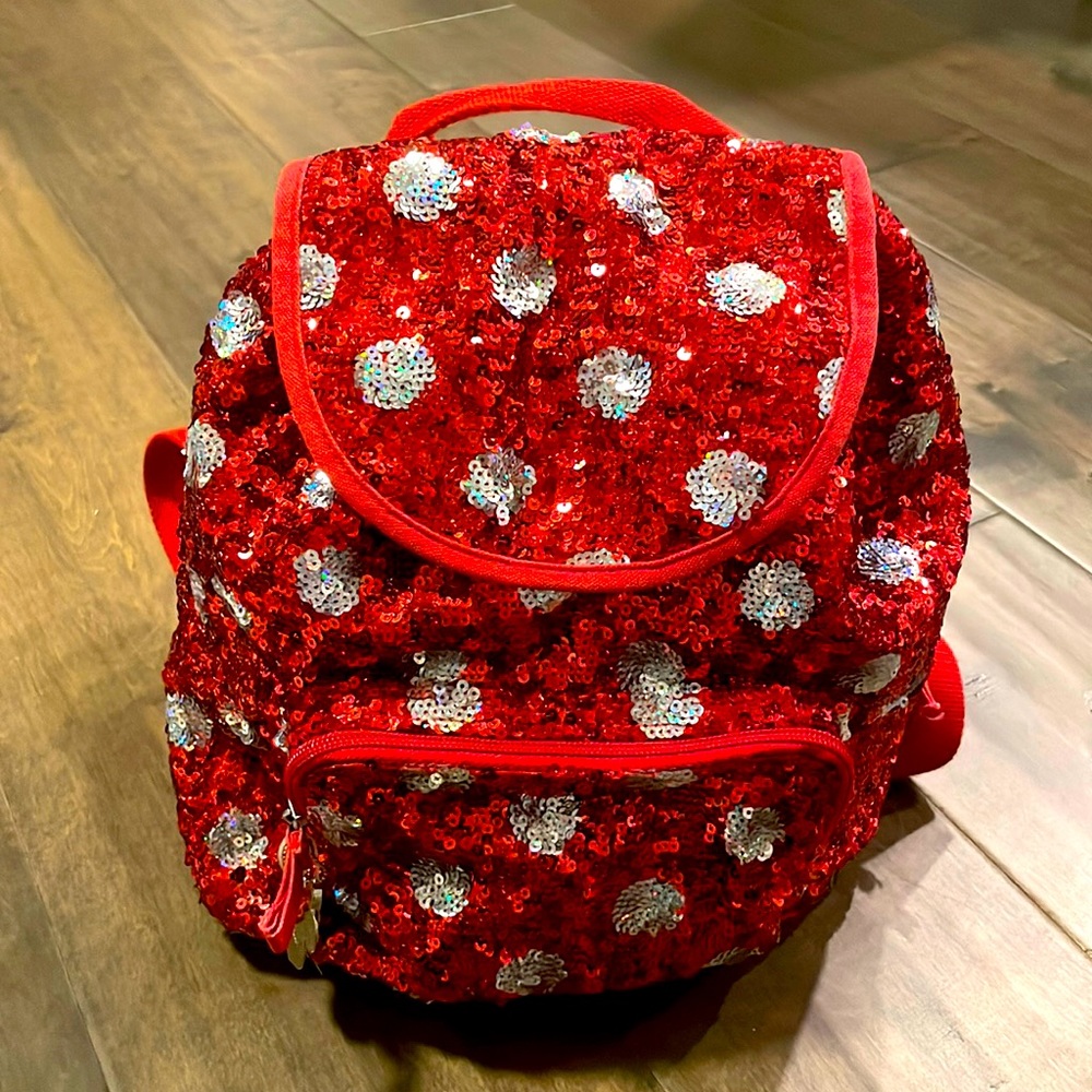 Disney Minnie Mouse Glitter Backpack